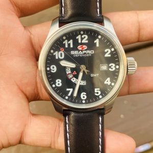 Sea pro defender men’s GMT watch